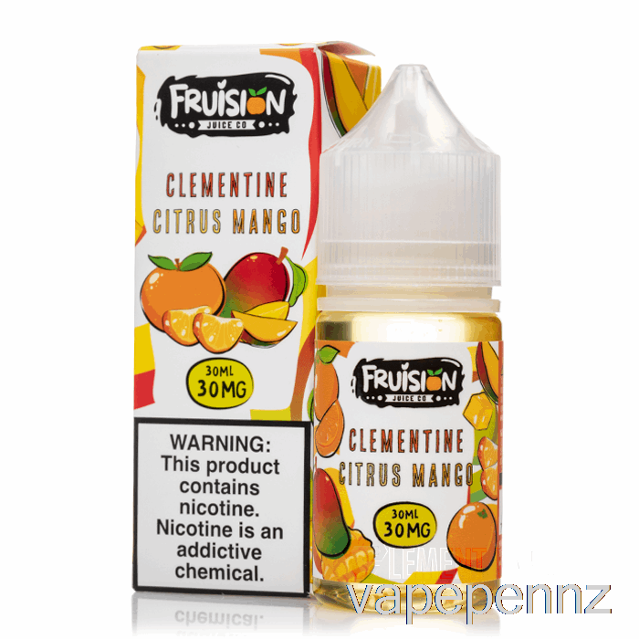 Clementine Citrus Mango - Fruision Salts - 30mL 30mg VAPE NZ